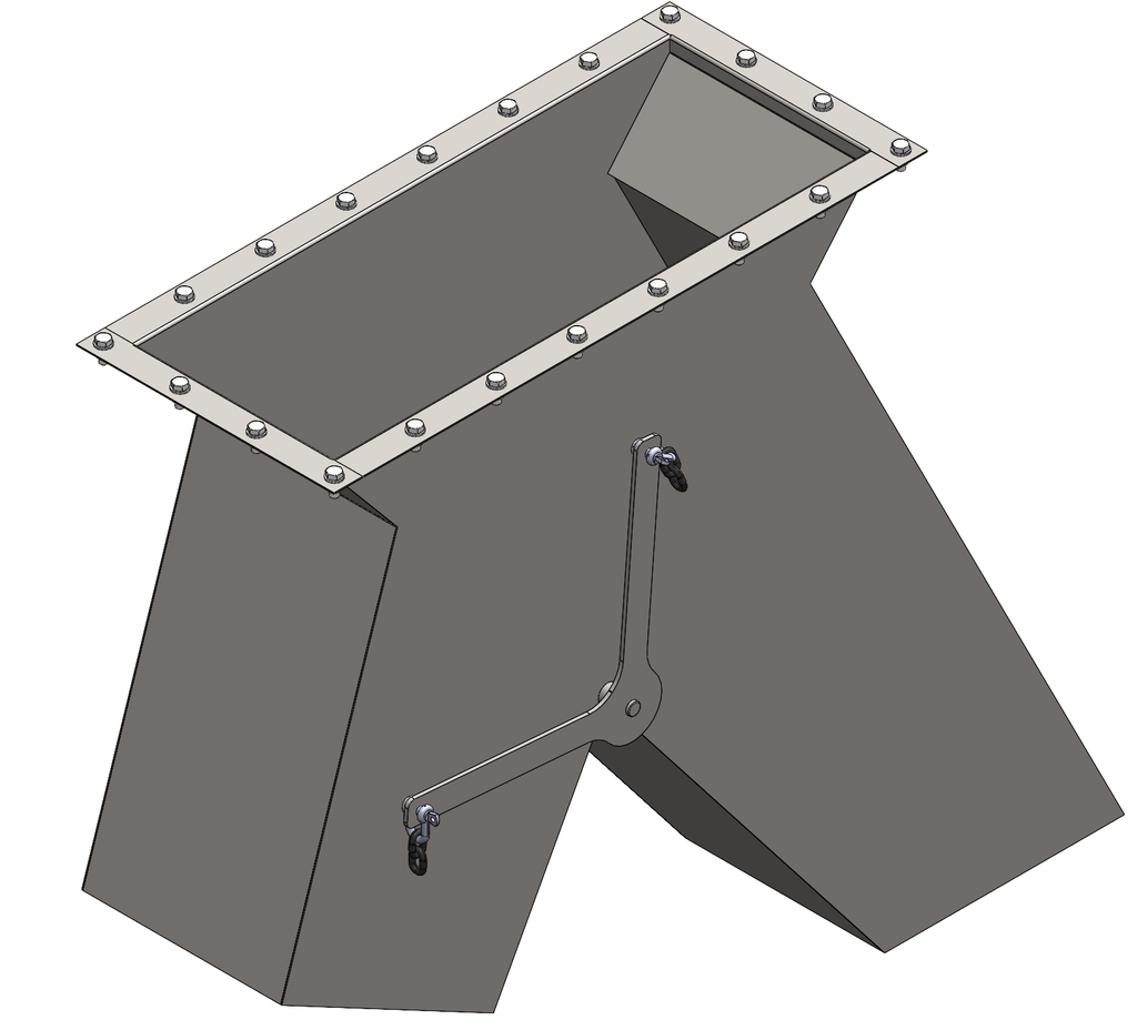 Chute with output switch